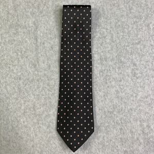 Brooks Brothers Makers Tie Silk Gray Pink Geometric Made In USA Preppy Classic